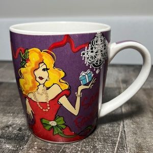 Delish Ceramic Over Size Mug One of a kind Girls -